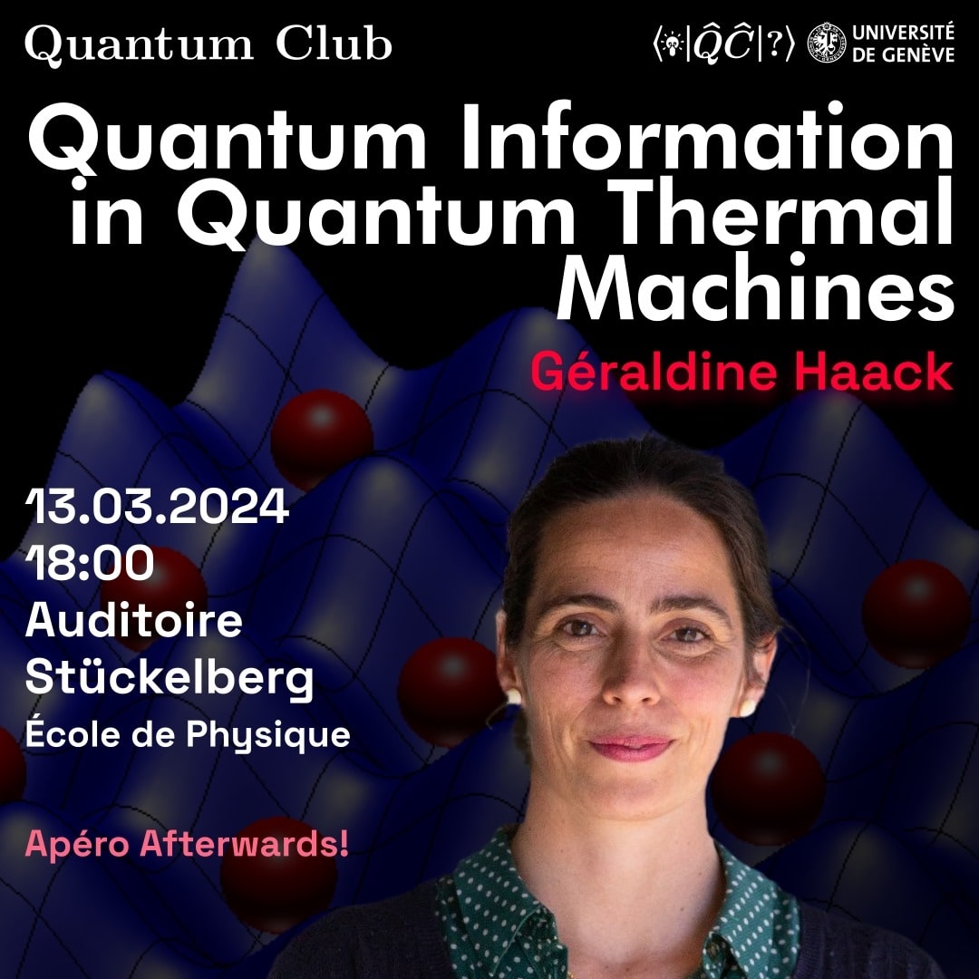 Quantum information in quantum thermal machines.